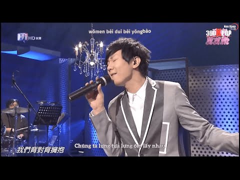 [Vietsub+Kara] [Live] Cái Ôm Tựa Lưng (背对背拥抱) - Lâm Tuấn Kiệt (林俊杰)