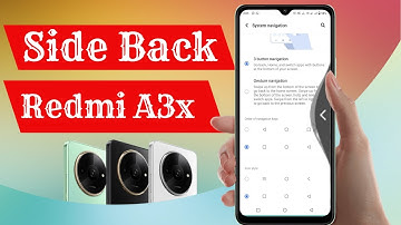 how to enable side back button in Redmi A3x/Redmi A3x me side back button kaise lagaye, back setting