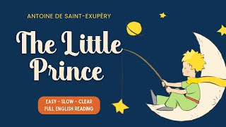 THE LITTLE PRINCE | Full English audio book for beginners | UK Accent (No BGM ver) | ASMR 🍀