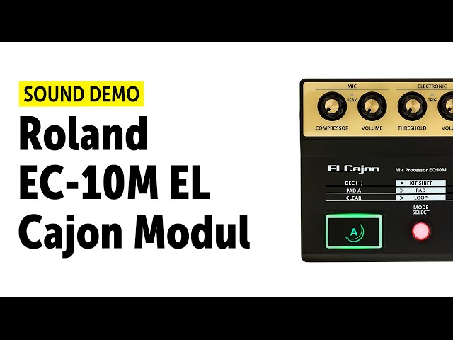 Roland EC-10M EL Cajon Modul Sound Demo - YouTube