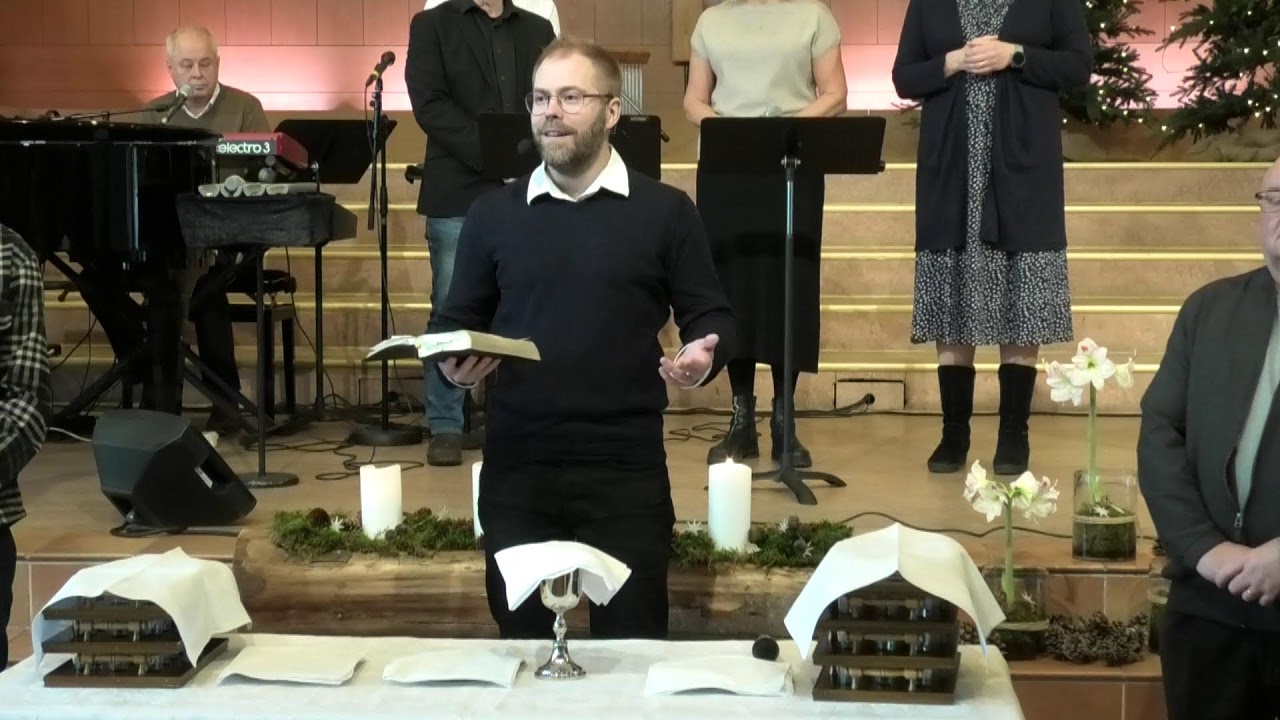Årshögtid live med nattvard från Pingstkyrkan i Hässleholm, 4 januari 2026.