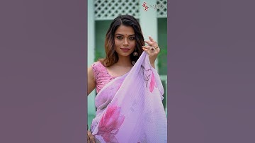 Elevate Your Style with Digital Printed Georgette Sarees by Sariya | Versatile and Chic