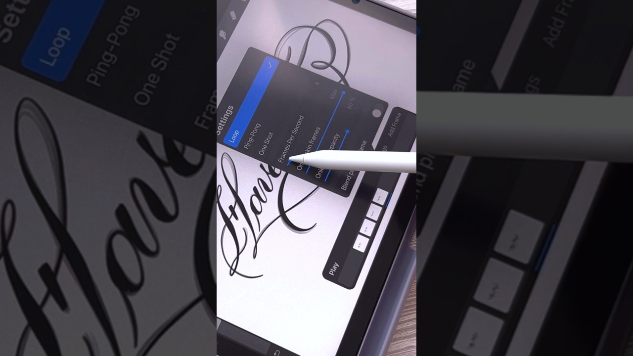 How To Create Procreate Animation 