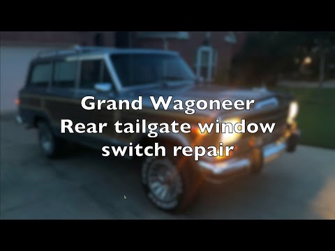 1991 Jeep Grand Wagoneer Tailgate key switch replacement