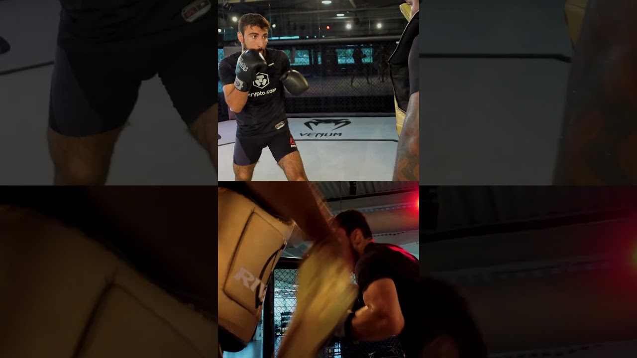 FARID BASHARAT Stays ready .. working hard at the UFC P.I. w/ Coach Dewey BKMMA 