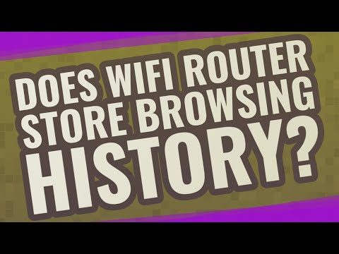 How long do WiFi routers store history?