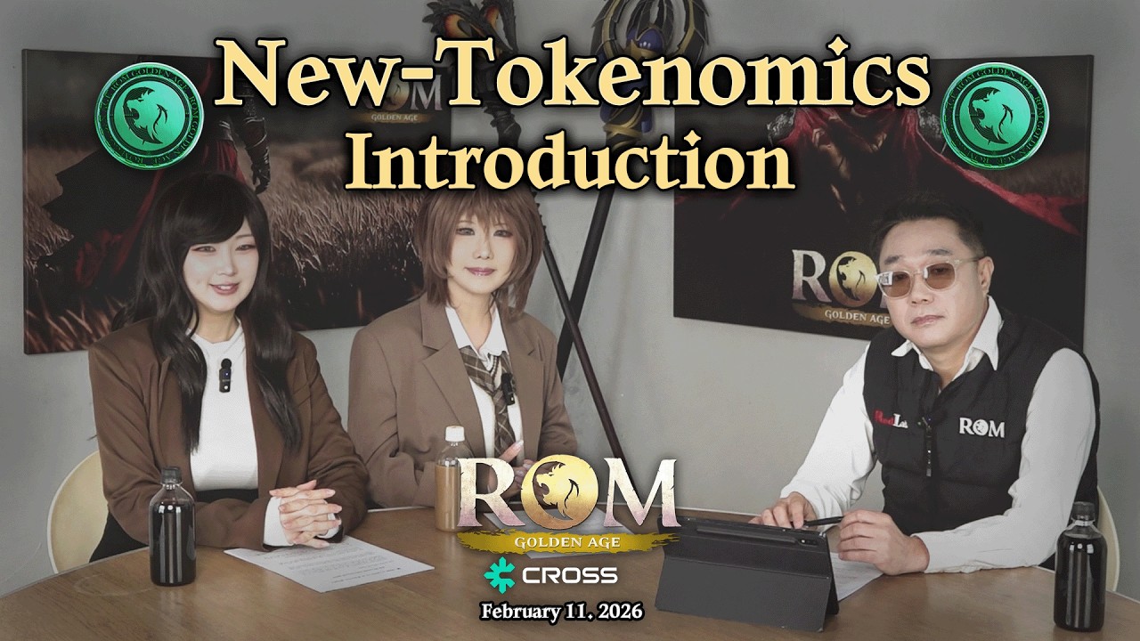 「ROM: Golden Age on CROSS」 New-Tokenomics Introduction