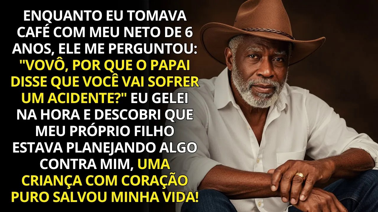 Meu neto perguntou: “Vovô, por que o papai disse que você vai sofrer um acidente?” Eu congelei…