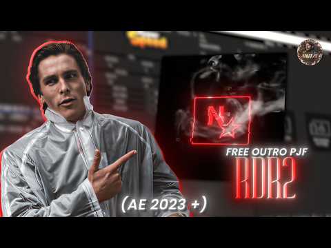 Free RDR2 Style Outro | AFTER EFFECTS | PJF | NIKIT AE