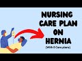 Surgical Nursing Care Plan(NCP)for Hernia | Assessment, Diagnosis & Post-Op Care | GNM & BSc Nursing