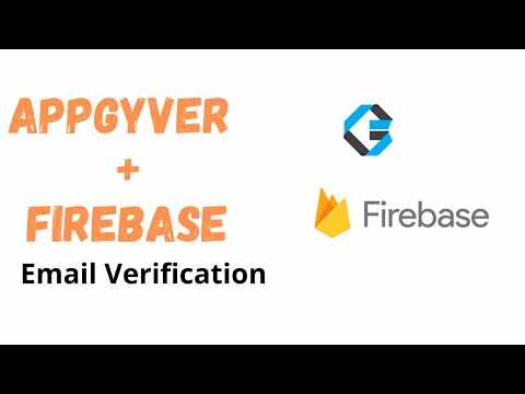 How to implement Firebase User Email Verification in Appgyver?