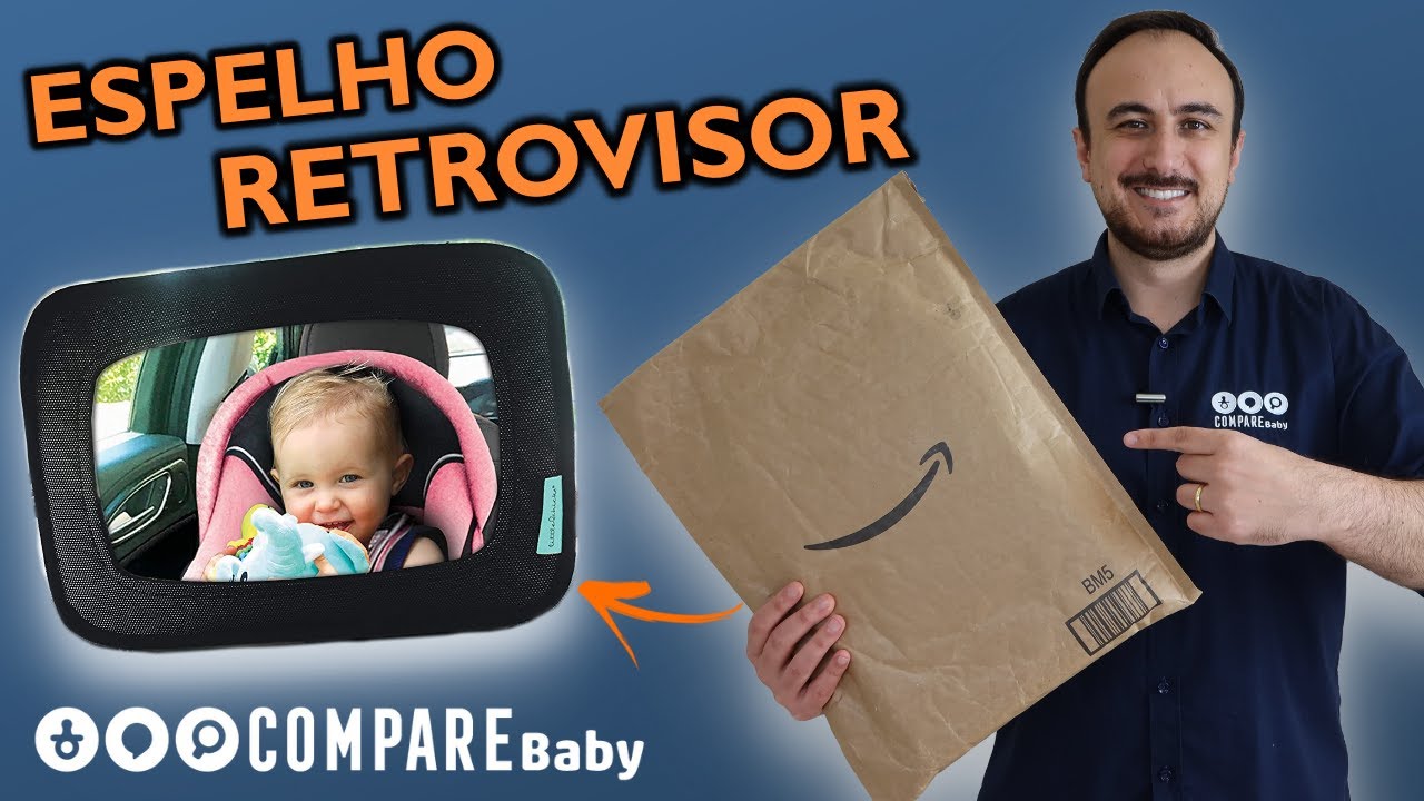 Espelho RETROVISOR Bebê Para Banco Traseiro Carro, Loja de Compras  Internacionais