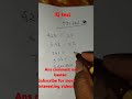math  IQ test #shorts