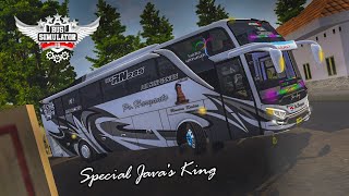 TOP 6 MOD BUSSID SPECIAL JAVA'S KING FULL ANIMASI & LED STROBO | SUPPORT OBB MOD