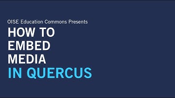 How to Embed Media in Quercus