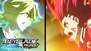 Beyblade Burst Turbo русский | сезон 3 | Эпизод 2 | Ахиллес против Форнеуса!