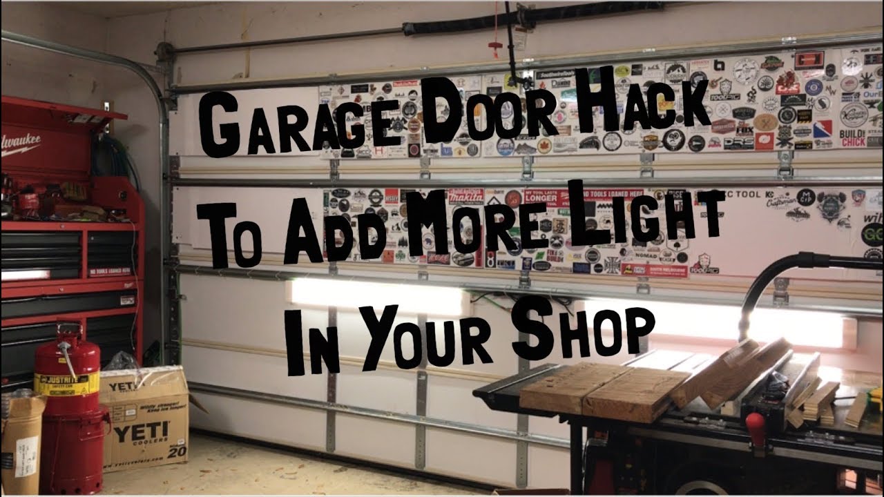 Easy Way To Add More Light In Your, How To Add More Lights Garage Door Opener