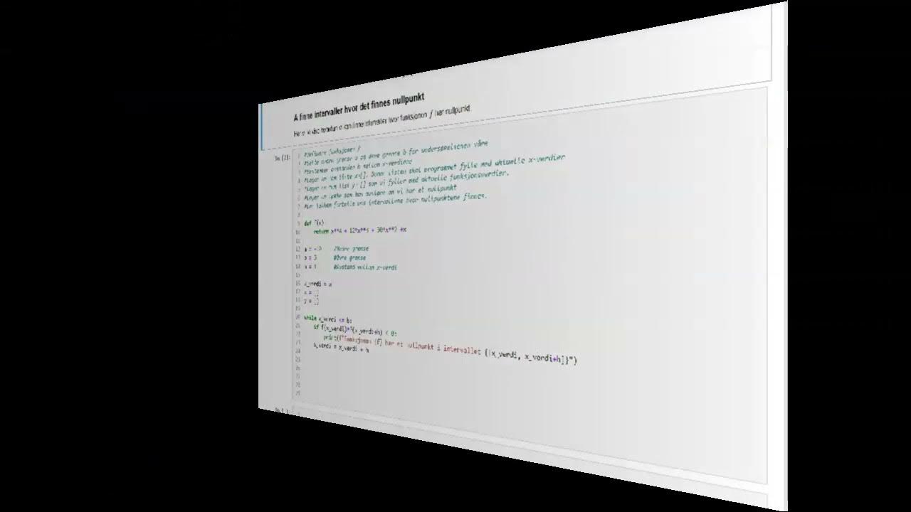 Funksjonsanalyse med Python R1 - YouTube
