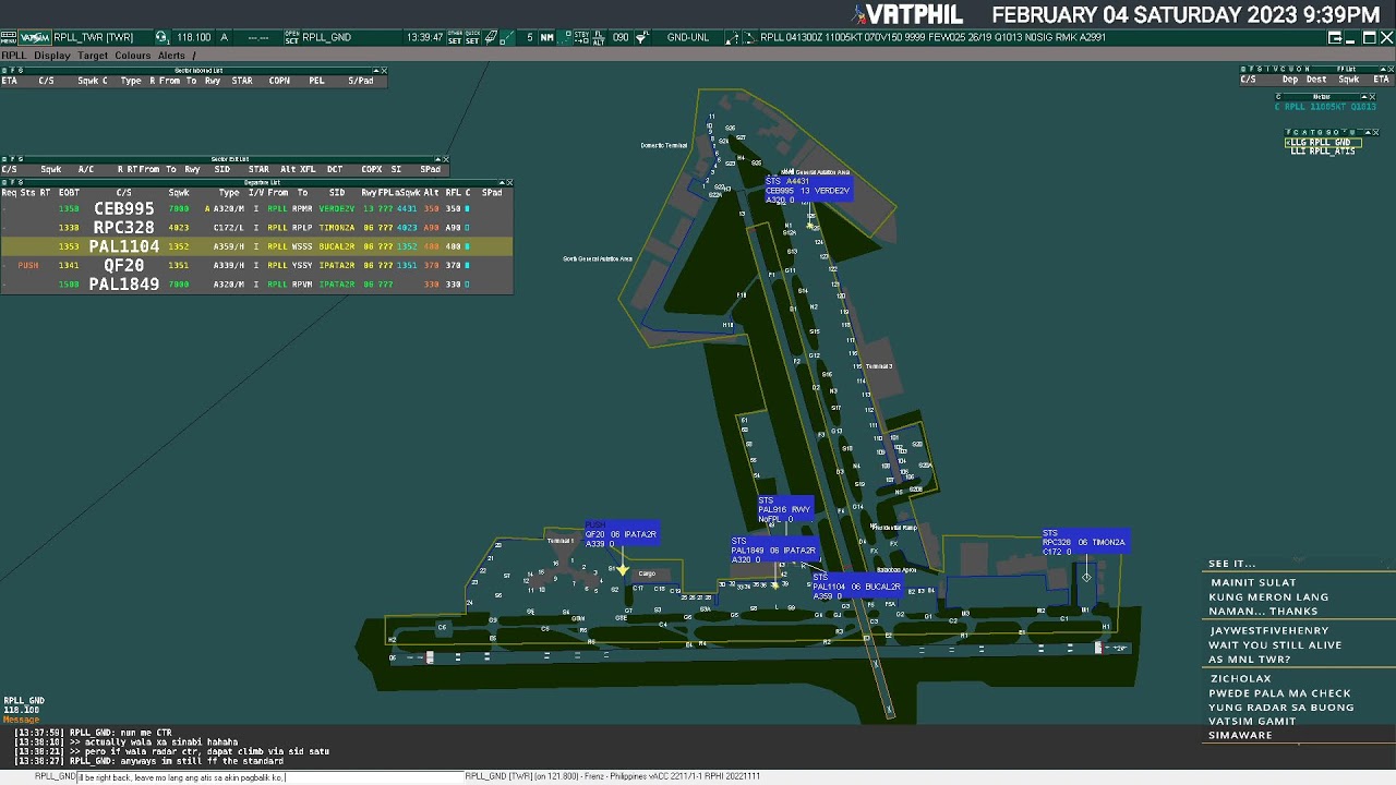 VATSIM ATC || RPLL Tower - YouTube