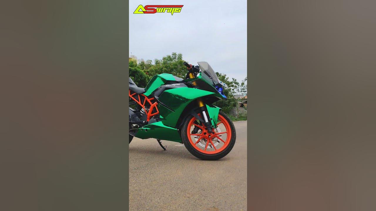 #shorts chrome green wrapping... subscriber my channel as wraps..