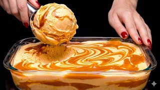 Delicious Homemade Caramel Ice Cream | Just 3 Ingredients!