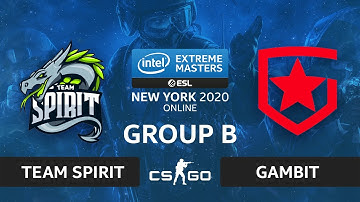 CS:GO - Team Spirit vs. Gambit [Inferno] Map 2 - IEM New York 2020 - Group B - CIS