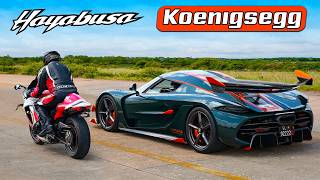 Download Lagu Koenigsegg Jesko v Tuned Hayabusa: DRAG RACE MP3 Download Lagu Koenigsegg Jesko v Tuned Hayabusa: DRAG RACE MP3