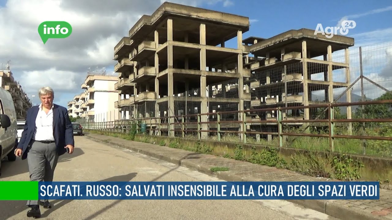 Scafati. Russo: Salvati insensibile alla cura degli spazi verdi - YouTube