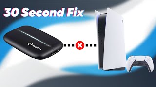 fix for El Gato not showing/finding your ps5 - Black screen or blank screen
