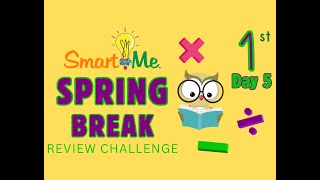 Day 5 - First Grade Spring Break Math & Reading Practice | Fun Learning and Review for Kids