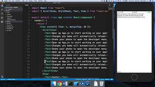 How to layout a footer in React Native