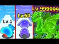 色々な生物を吸収して変身するスライムで最強のスライムを目指す広告のゲームやった結果 | スマホゲーム Slime Conquer