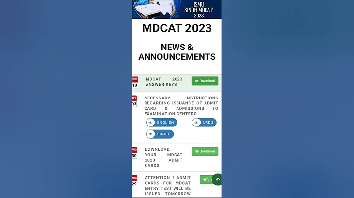 MDCAT 2023: Official answer keys uploaded | How to download answer keys online