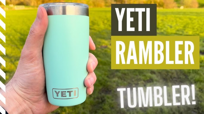 Yeti Rambler Tumbler Comparison 10 oz VS 20 oz with Mag Slider Lid 