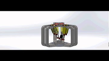 CNC HEXAPOD MILLING MACHINE MOTION