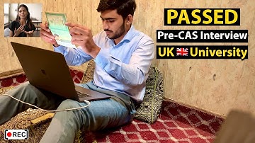 My Pre-CAS Interview of UK University 🇬🇧 2025 | UK University Interview Qs and Answers #UkInterview