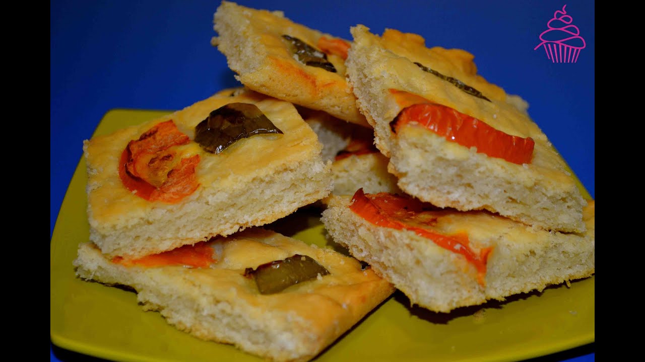 Masa para coca de tomate y pimiento