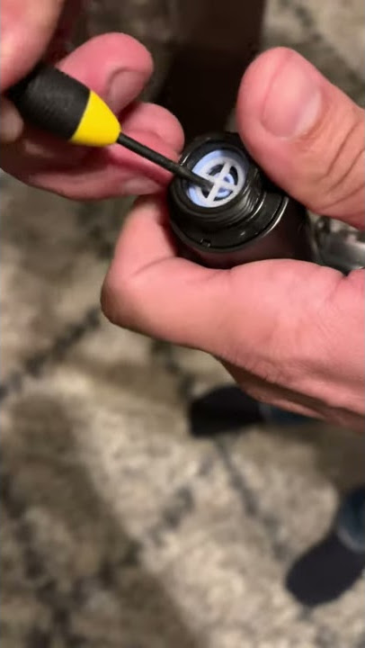How to remove the pressure reducer on most modern shower heads.
