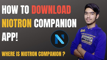 How to Download Niotron Companion App ? | Where is Niotron Companion App? | Techy Rakshak | Android