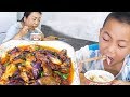 堂哥炒菜，看看準備啥好吃的，媳婦直呼比她煮的好吃 | Braised eggplant, so delicious