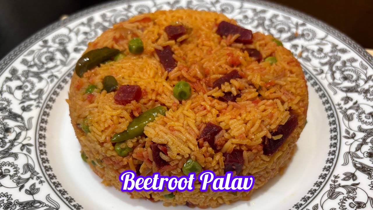  Tasty & Colorful Beetroot Palav | ರುಚಿಕರ ಮತ್ತು ಬಣ್ಣದ ಬೀಟ್ರೂಟ್ ಪಲಾವ್ | Step by Step | South Indian 
