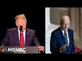 Biden at this year&#39;s National Prayer Breakfast vs. Trump at the 2017 breakfast