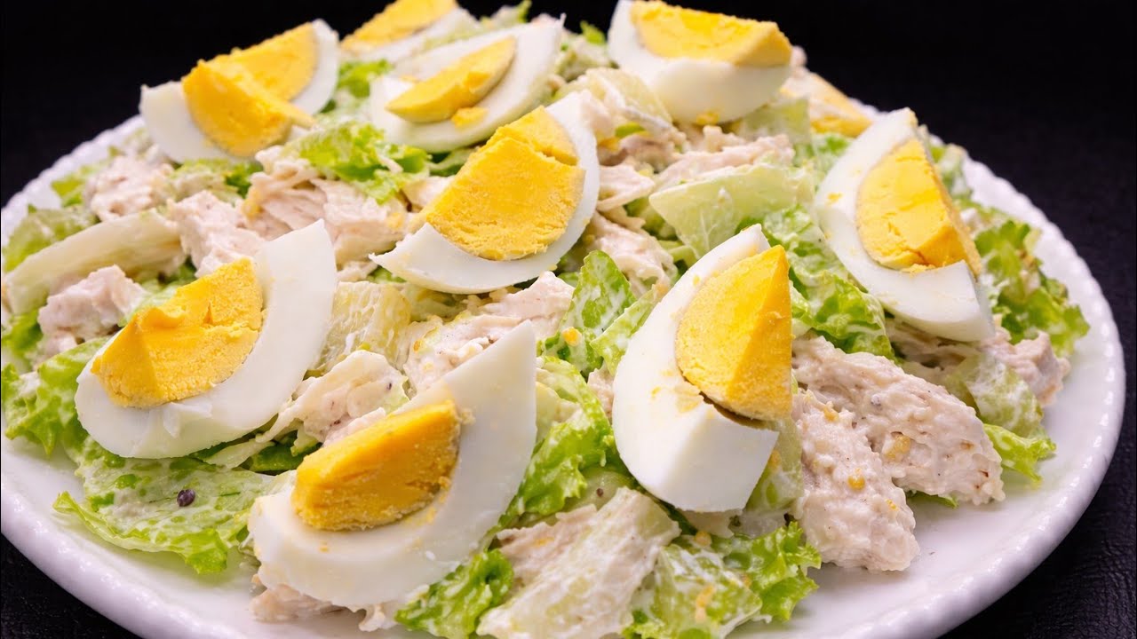 Leichter und leckerer Salat für Frauen, ganz ohne Mayonnaise und Kalorien 