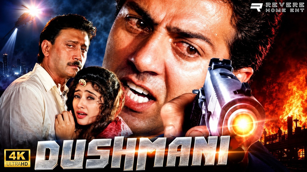 Dushmani: A Violent Love Story (1995) Full Movie | Sunny Deol | Jackie Shroff | Manisha Koirala I HD 