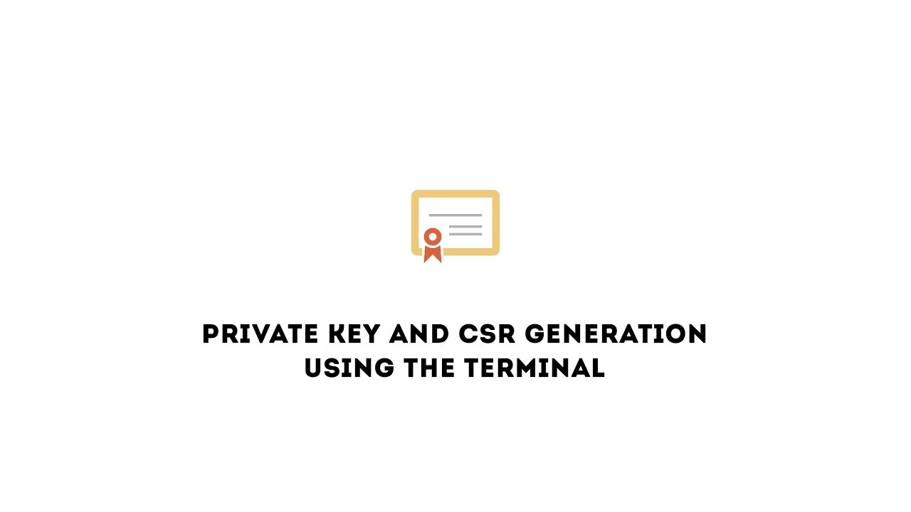 Generate csr with private key mmc download