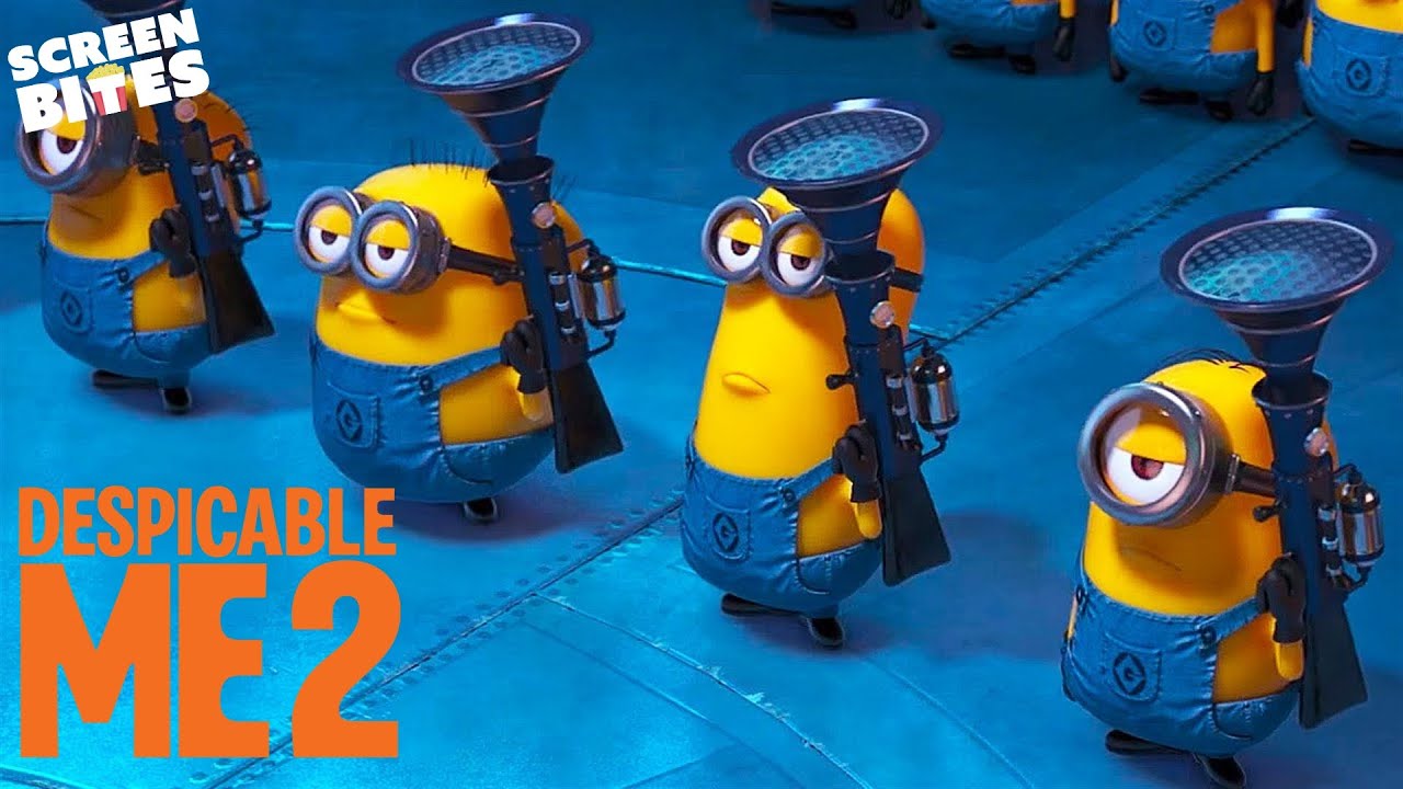 Just watched the minions. LMAO'd at this moment. Gru asked for a dart gun  and well, just take a guess at what doctor nefario invented instead -  iFunny Brazil