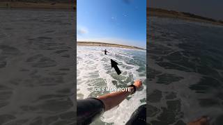 I almost killed my buddy surfing… 🤯😂 #surf #hossegor #surfing