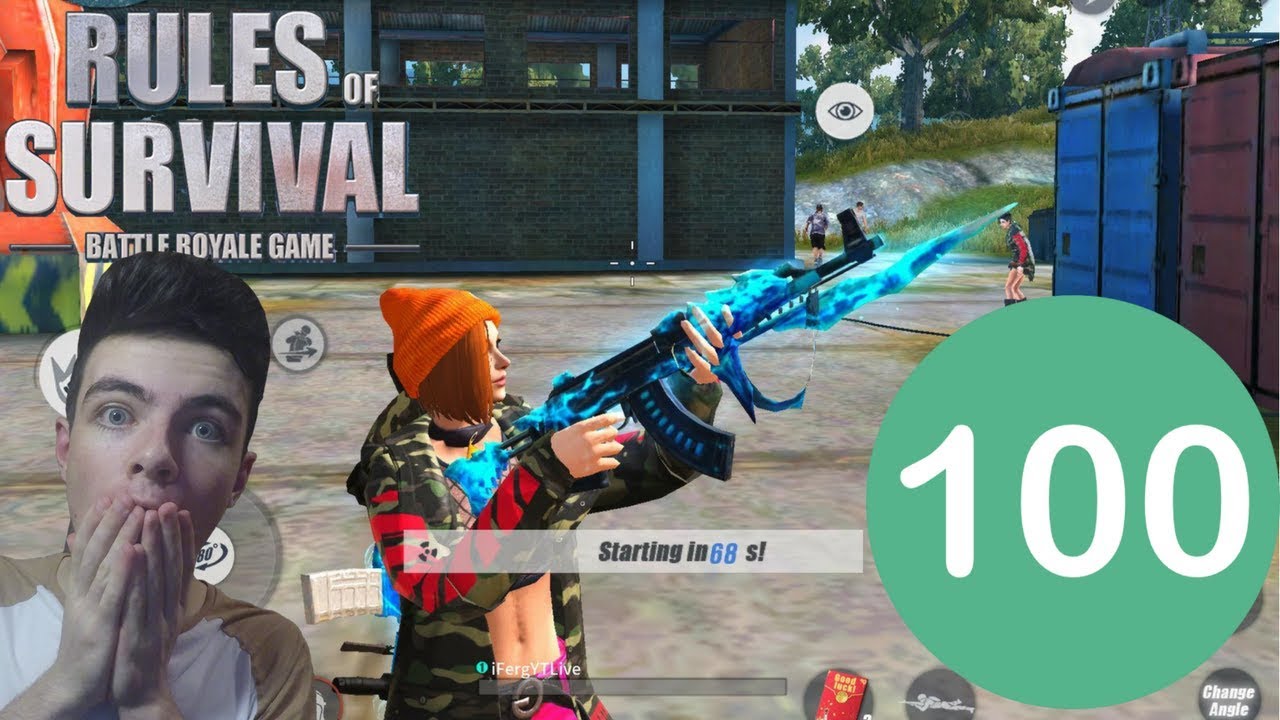Spending $100 on SKINS in Rules Of Survival ! You won't believe what LEGENDARY I get !