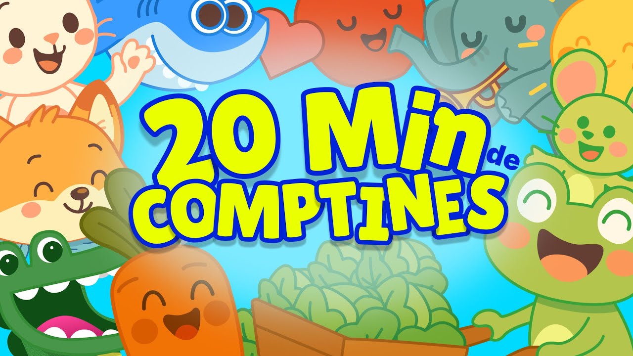 20 minutes de comptines pour enfants | Compilation animée française |