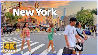 【4K】𝐖𝐀𝐋𝐊 ➜ NEW YORK City 🇺🇸 Manhattan 🔆 Bleecker Street, walking tour 2023 NYC USA